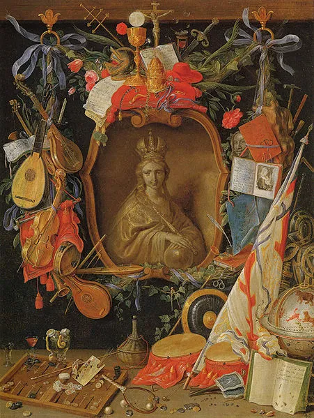 Kessel,_Jan_van_the_Elder_-_Ecclesia_umgeben_von_den_Symbolen_der_Vergaenglichkeit_- (1)