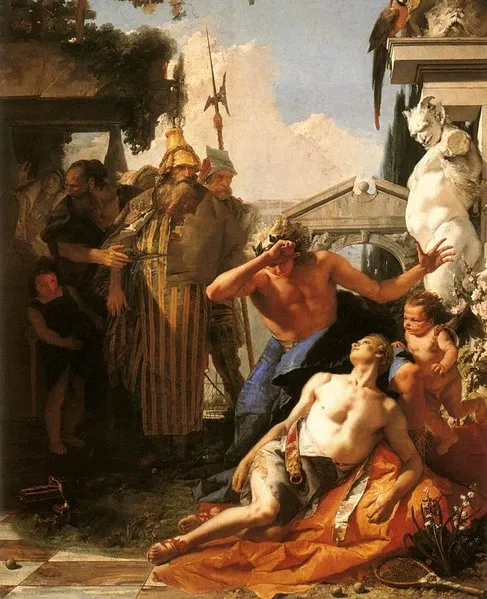 apollo e giacinto, giambattista tiepolo