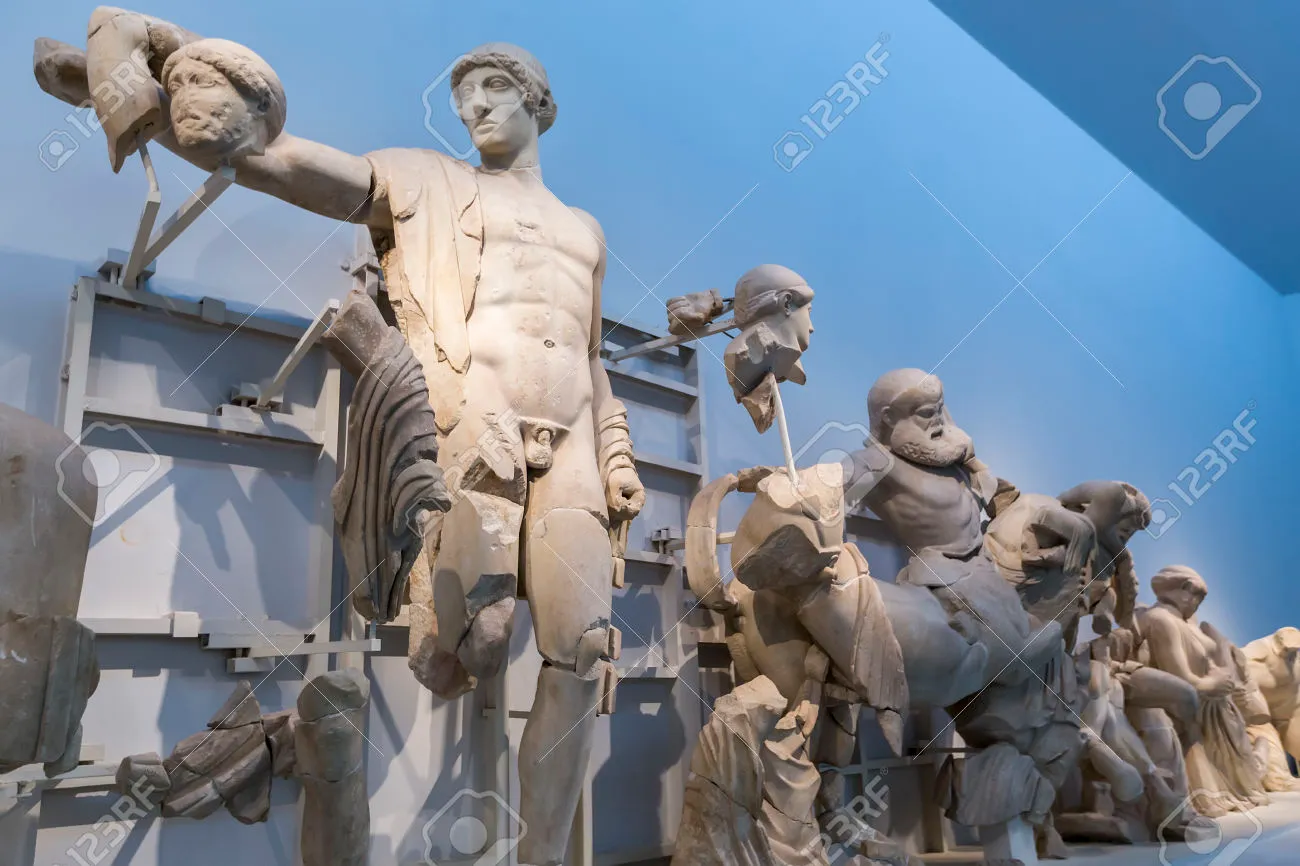 West pediment of the temple of Zeus at Olympia: Thessaly Centaur